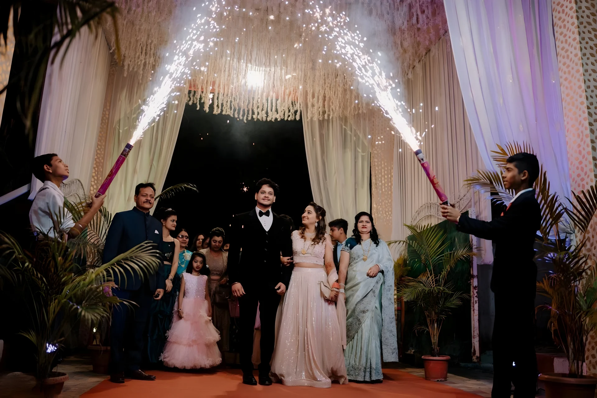 man-woman-pose-photo-with-their-hands-air